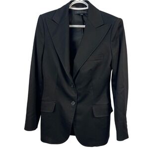 Anne Klein Suit Blazer Jacket‎ Black Career Business Women's Size 6